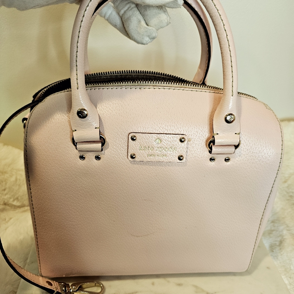 Kate Spade Wellesley Alessa Satchel With Crossbody Strap and Matching Wallet